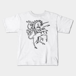 Vintage Mythical Unicorn Kids T-Shirt